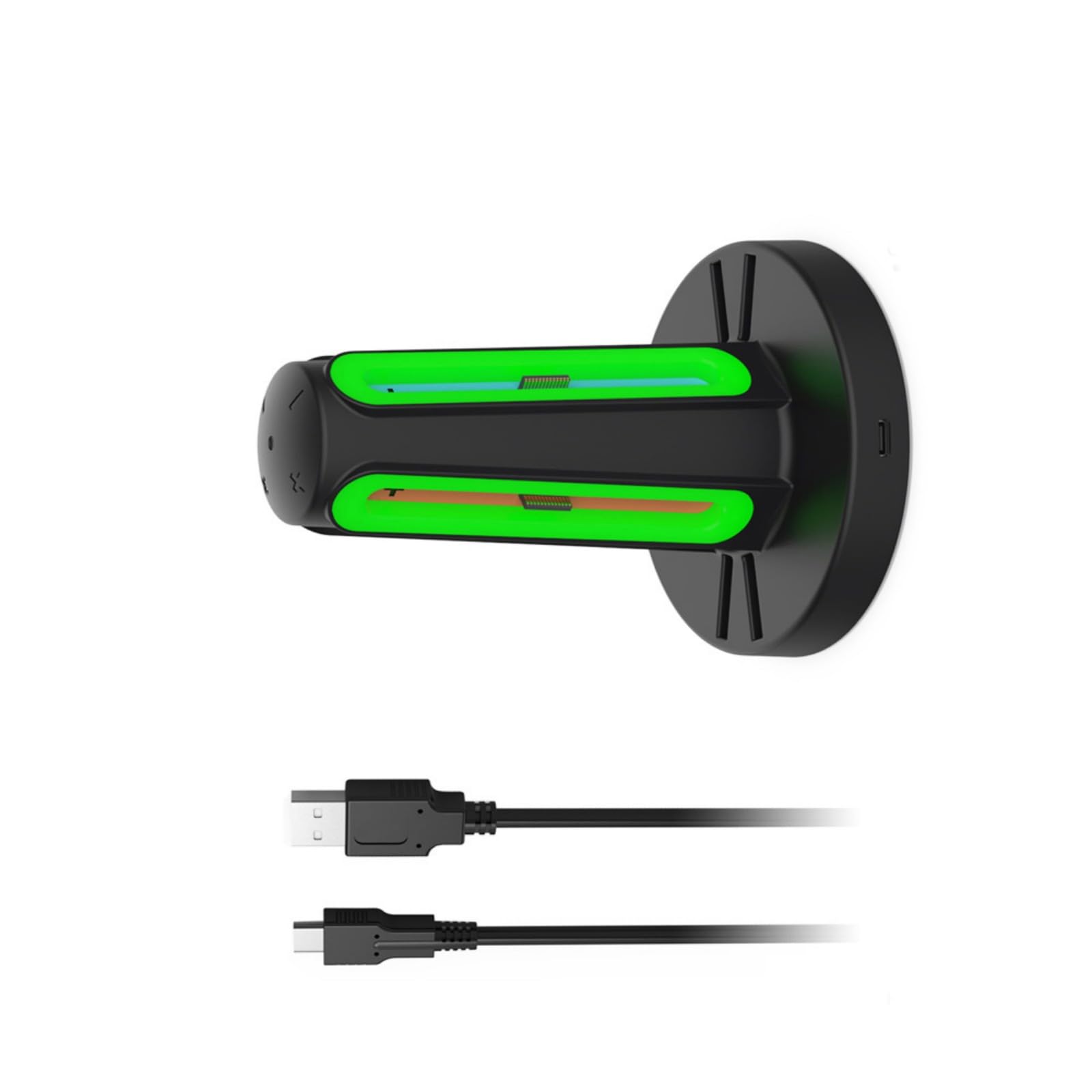 Supporto di ricarica 4 in 1 per controller di gioco Supporto magnetico per stazione di ricarica con luce LED