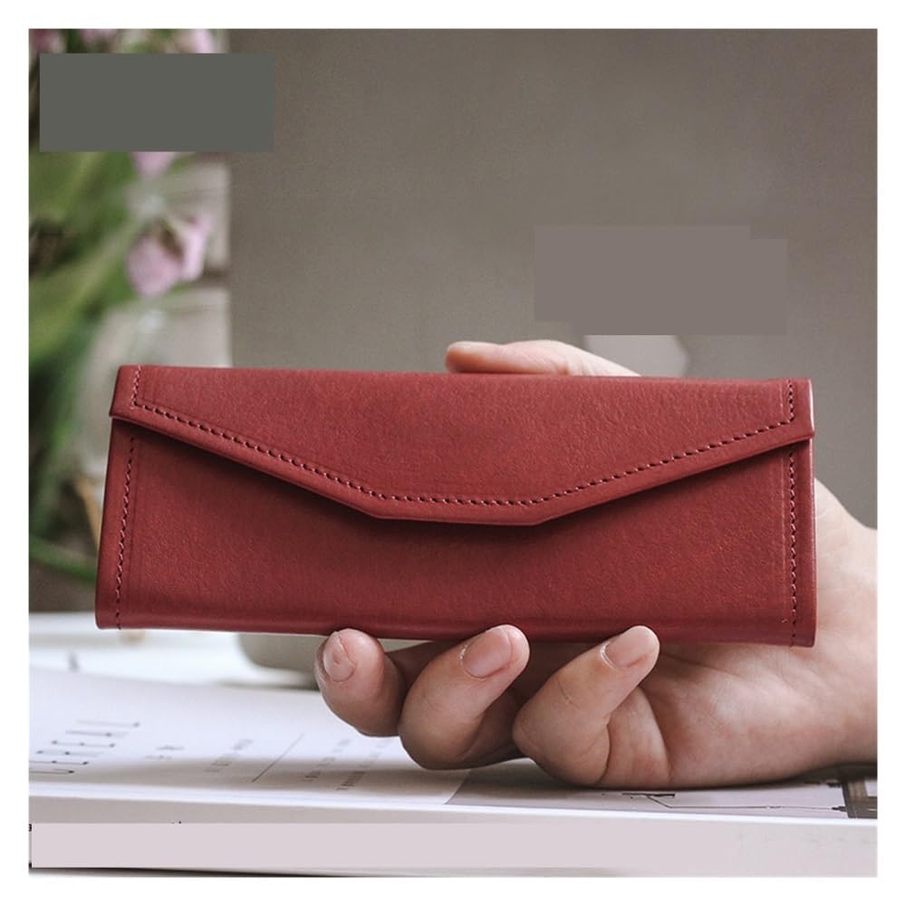 Faltbares dreieckiges Brillenetui, tragbarer faltbarer Sonnenbrillenhalter | Zusammenklappbares, schlankes Design, Magnetverschluss, leicht for den täglichen Transport in der Tasche