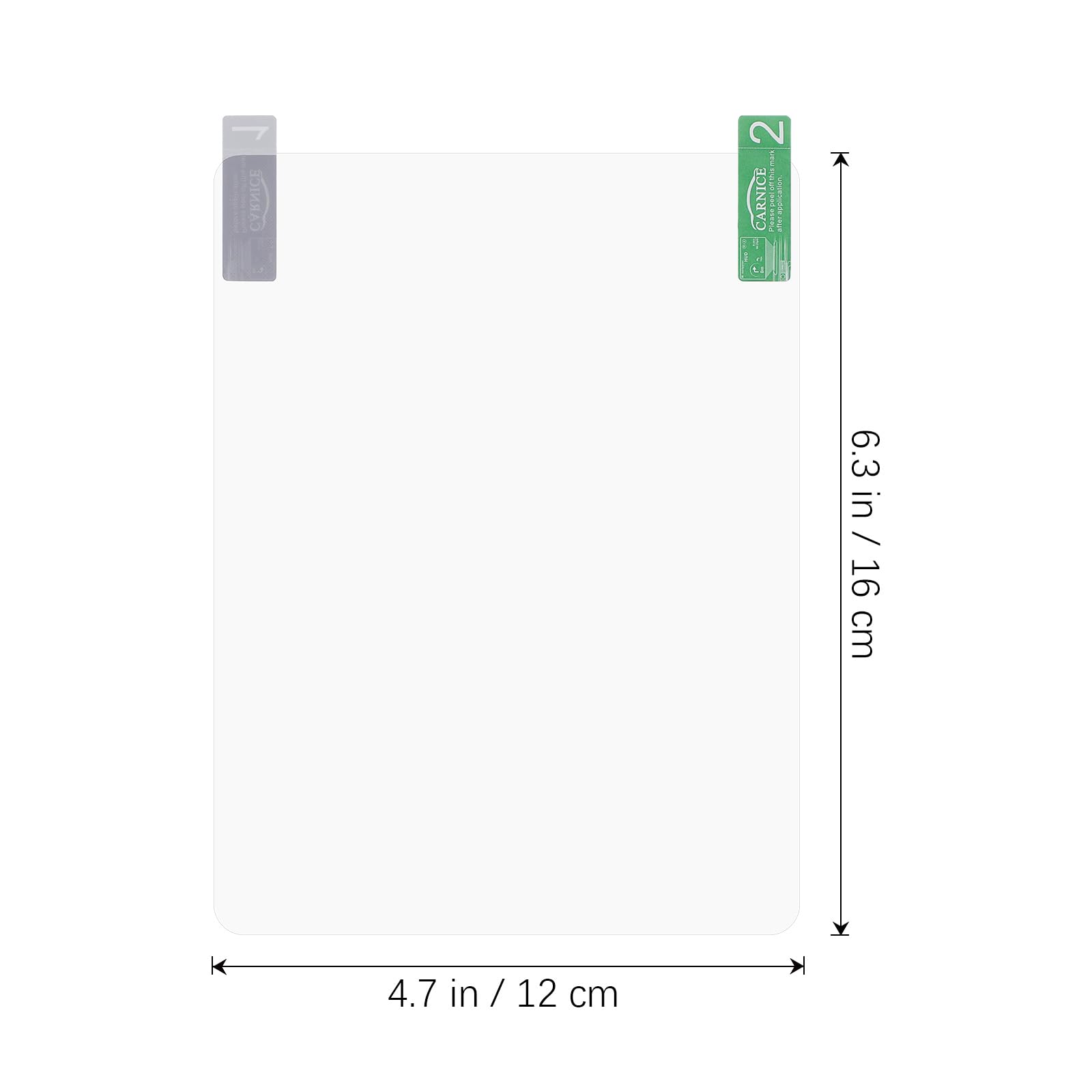 UPKOCH Pellicola Riflettente Hud Auto 16X12X0.04 Pollici Pellicola Anti-riflesso per Display Testa Alta Parabrezza Senza Residuo Riutilizzabile Facilmente