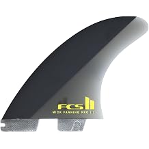 FCS2 Fins MF MICK FANNING PG PRO TRI FIN Mick Fanning Trifin Thruster Performance Glasses Thruster Set of 3 3 Fins Surfboard Surfing