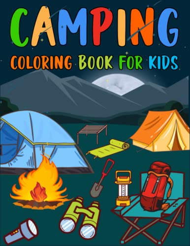 Camping Coloring Book for Kids: A Cute Cool Relaxing Camping Book With Premium Design | Cute and unique pages for Kids | Gift For Boys and Girls image 2