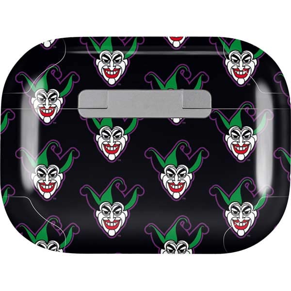 Skinit Decal Audio Skin Compatible with Apple AirPods Pro (2rd Gen, 2022) - Officially Licensed Warner Bros Joker Logo Pattern Design