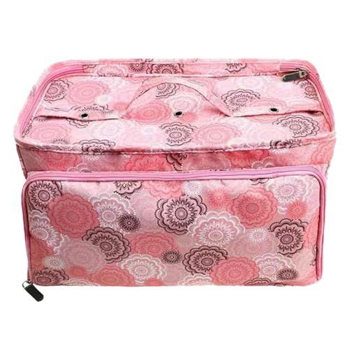 Sac de rangement pour fil à tricoter multicolore compact voyage