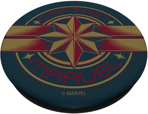 Miniatura 2 de Marvel Película de Capitán Marvel Retro Logo Rojo Amarillo