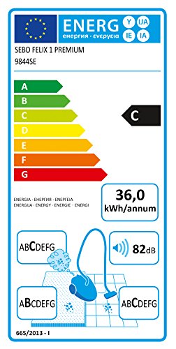 Sebo 9845SE, Aspirapolvere con Kombi, modello