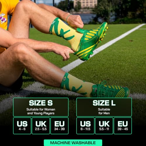 Image of Lux Dual Grip Soccer Socks for Men & Women - DualGrip Engineered for Performance & Comfort - Anti-Slip Grip Socks for Soccer