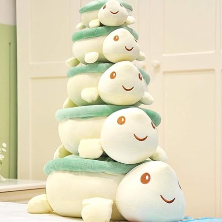 Amazon 亀ぬいぐるみ 昼寝枕 カメ かわいい 結婚式 贈り物 萌えるグッズ アニマル もちもち 部屋飾り 背当て 添い寝クッション おもちゃ 子供 プレゼント 柔らか グリーン 特大 ぐっすり抱き枕 25cm ぬいぐるみ おもちゃ