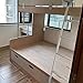 REMYSAOS Bed Ladder Dorm Bunk Bed Ladder, 59 in RV Car Boat Loft Step Ladder, Metal Adjustable Twin Bed Bunk Ladder for Home/Dorm/Appartments, Load 150kg