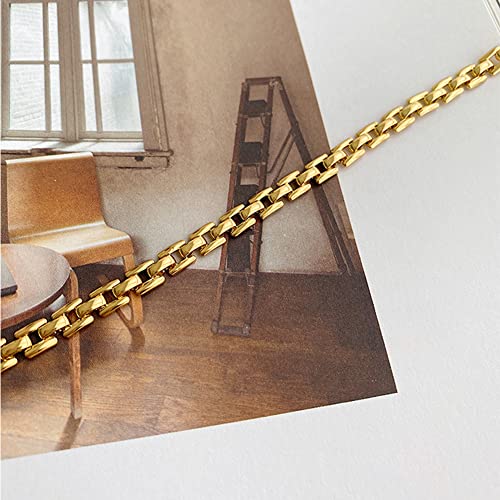 Classyzint Gold Choker Necklace For Women Small Watch Strap Band Chain Necklace Short Gold Necklace Summer Beach Jewelry #TOP5