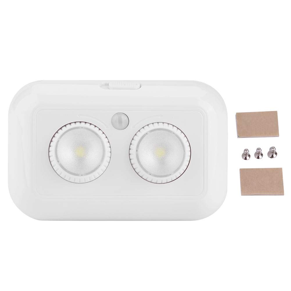 Xinwoer LED Cabinet Lamp Motion Sensing Light, White/Warm White LED Closet Light, Wardrobe Cupboard Lamp Dimmable Corridor for Kitchen Cupboard Entry Way Wardrobe(Zhengbai)