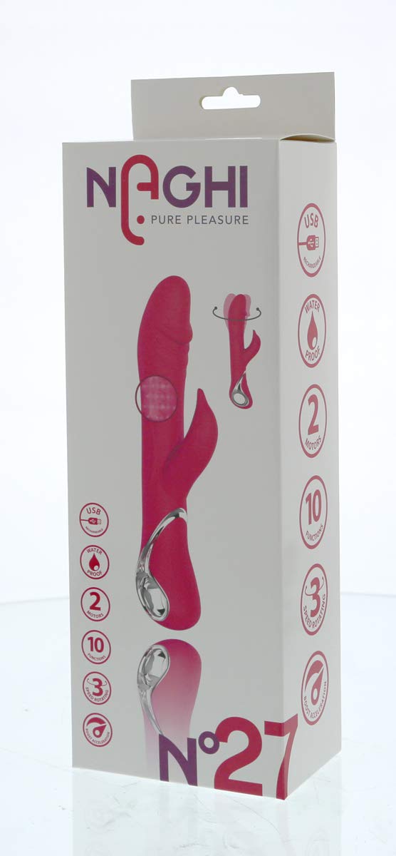 Naghi Naghi No.27 Rechargeable Duo Vibrator Pink Taille Unique