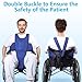Adjustable Wheelchair Seatbelt with Pocket, Safety Belt for Elderly and Disabled, Anti-Fall Wheelchair Harness Vest, Breathable Oxford Fabric, Wheelchair Accessories for Adults