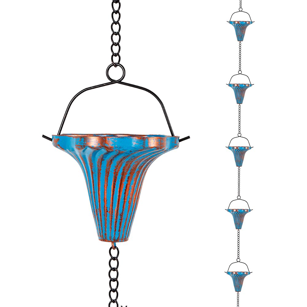 11.5 Ft Funnel Cup Rain Chain