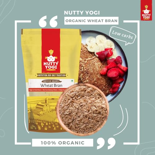 Image of Nutty Yogi Wheat Bran 400gm(Pack of 1)