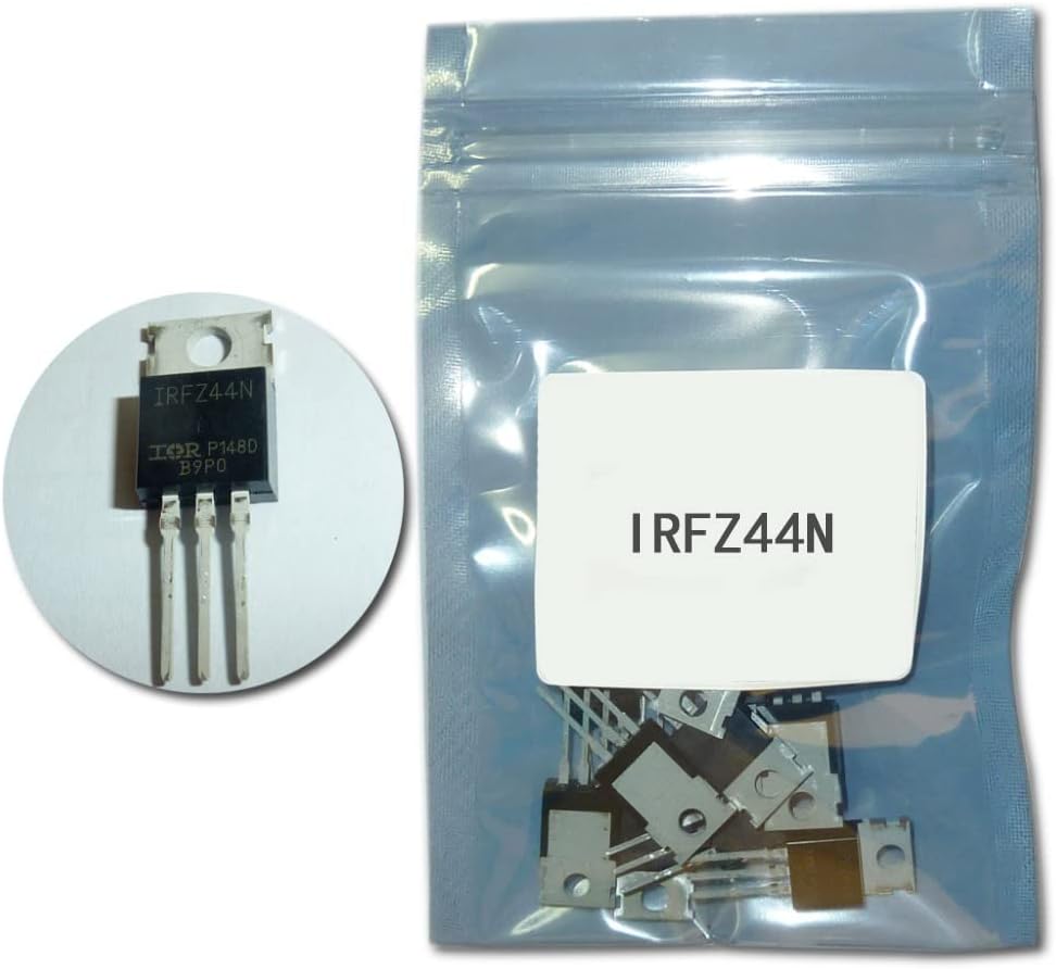 Transistor 10PCS Transistors IRFZ44N IRFZ44 MOSFET Transistor TO-220 Power MOSFET IRFZ44NPBF 49A 55V Field Effect transistors