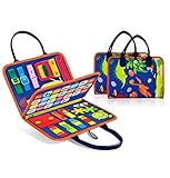 LearnToy Montessori Spielzeug für 3 4 5 Jährige, Kleinkindspielzeug, Vorschul Lernspielzeug für Kleinkinder, Sensorisches Spielzeug, Busy Board, Kinderaktivitäten, Spielzeug für Kleinkindreisen