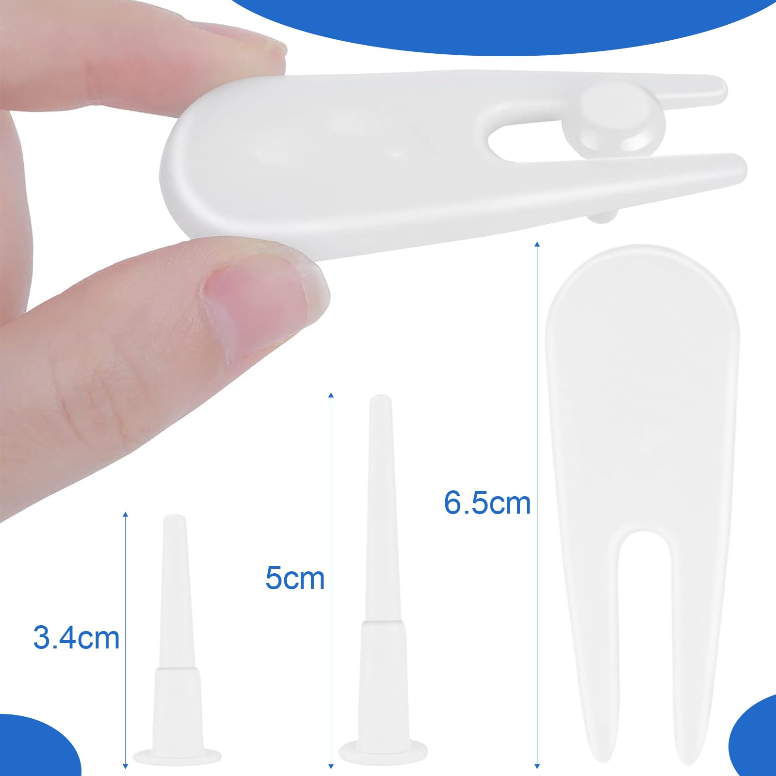 8 Piezas Kit De Repuesto Para Tapón De Bola Para Ejercicios, Bola De Yoga, Tapón De Aire, Tapón De Aire De La Bola De Fitness, Con 1 Pieza De Dispositivo De Extracción