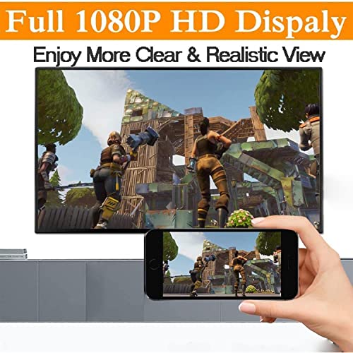 [Apple Mfi Certified] Lightning To Hdmi Digital Av Adapter, 5 Ft Hdtv Cable Compatible With Iphone, Ipad, Ipod 1080P Digital Av Sync Screen Connector On Hdtv Monitor Projector-No Need Power Supply #TOP4