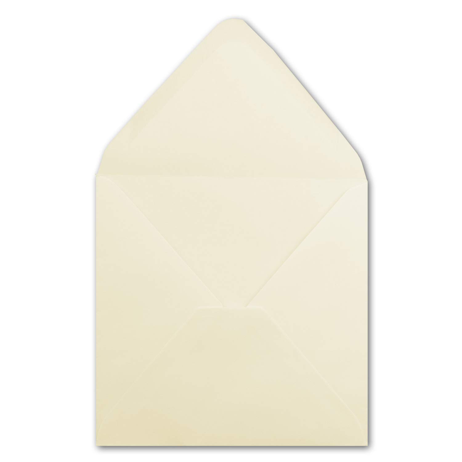 300 sobres cuadrados de color crema, 16,0 x 16,0 cm, 100 g/m², adhesivo húmedo, sin ventana, ideales para tarjetas de felicitación de Navidad, invitaciones de tu Glüxx-Agent