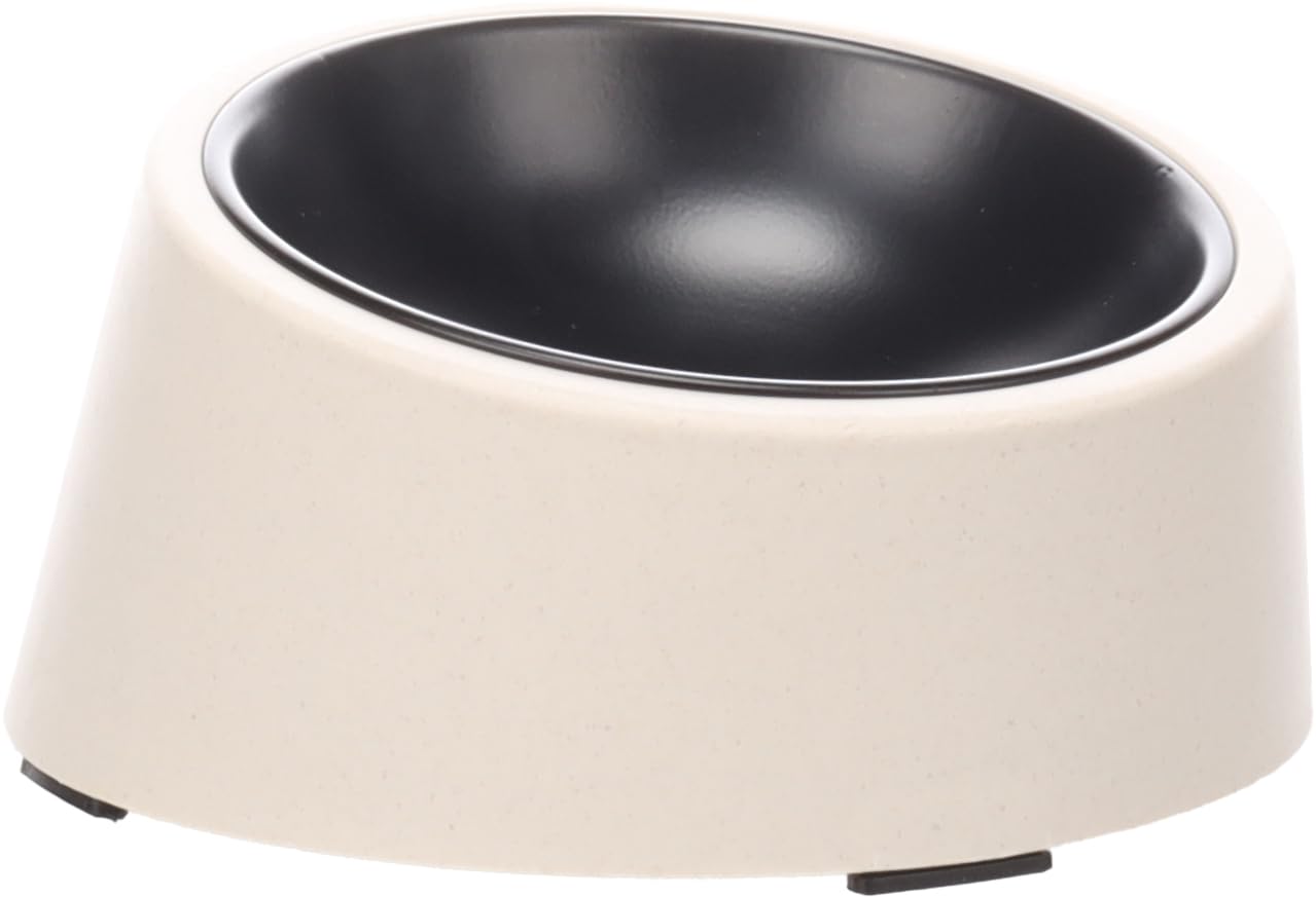FEEDING AND DRINKING BOWL KANA BEIGE 14CM 130ML
