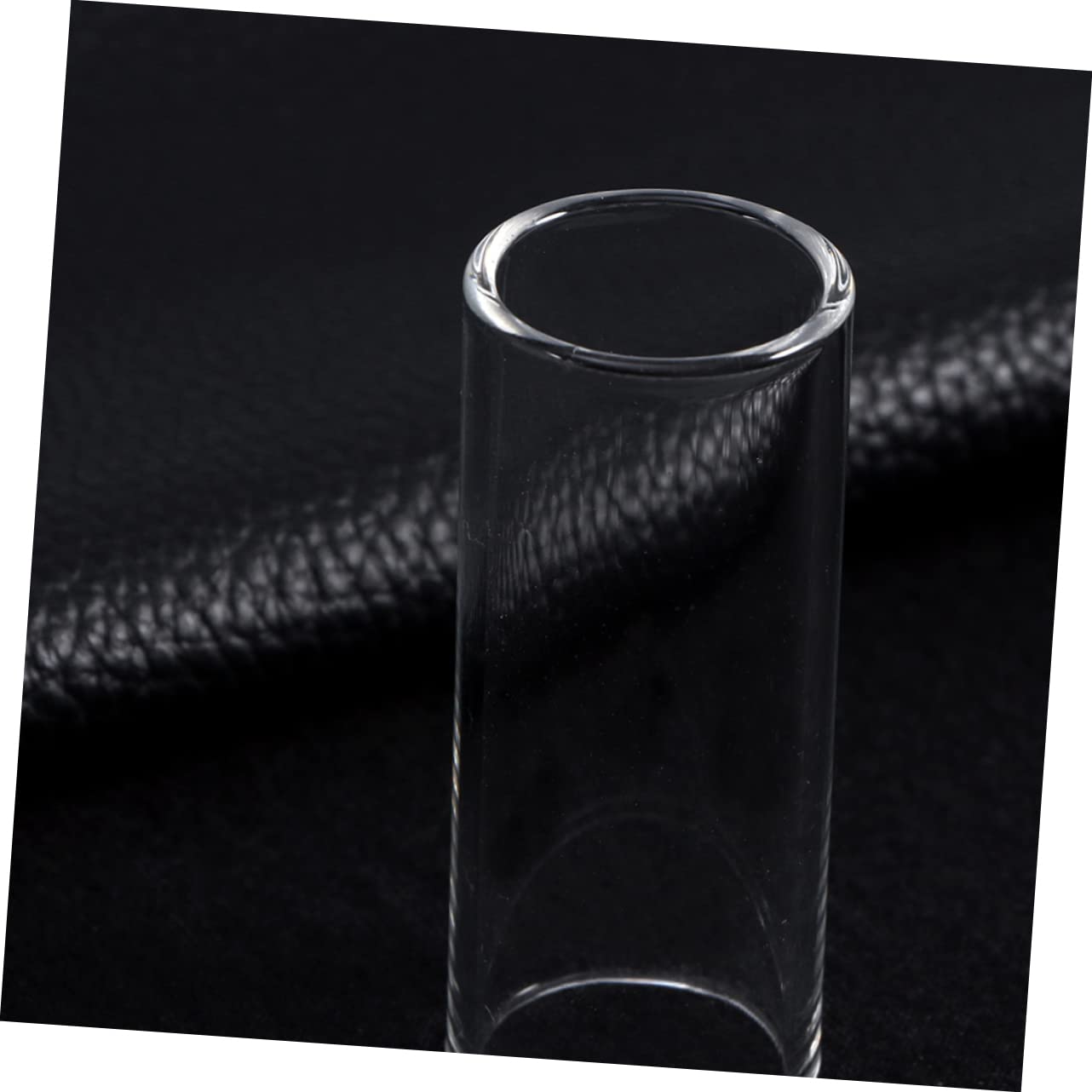 Milisten Slide Guitar Tube Slider Set Medium Size Glass Stainless Steel for Acoustic Electric Guitars