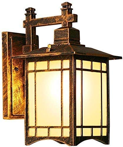 Applique murale e27 extérieur étanche IP23 luminaire de cour rétro métal