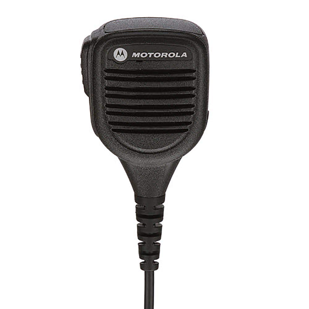 Motorola PMMN4071A Impres Micrófono de Altavoz Remoto con cancelación de Ruido direccional (Negro)