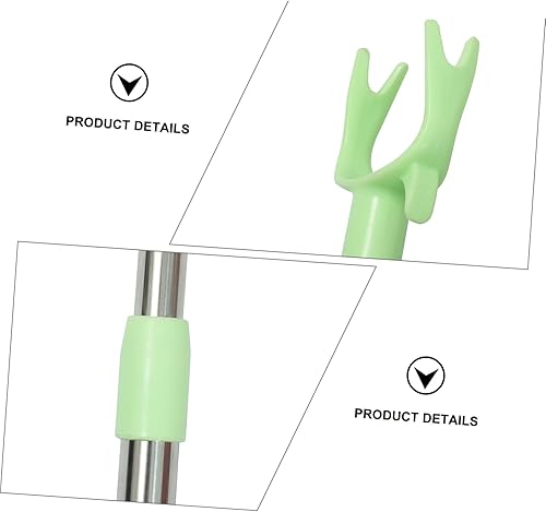 Miniatura 4 de Alipis Barra de ropa retráctil para el hogar, tenedor, longitud telescópica para necesidades de almacenamiento, ahorra energía