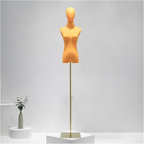 Adjustable Female Dress Form Mannequin Torso - 53-77 Inch Height for Sewing, Jewelry Display & Tailoring - I-Small Size Stand Included