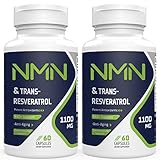 99% Ultra High Purity NMN Trans-Resveratrol Supplement 1100mg Organic Resveratrol NMN Nicotinamide...