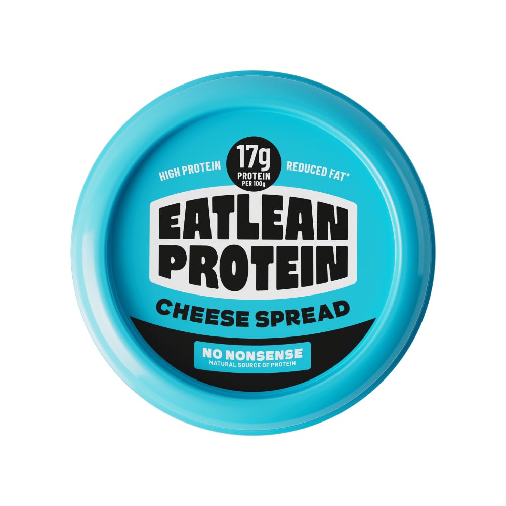 5 x 150g Eatlean Spreadable Cheese Spread (Total 750g) | Suitable for Vegetarians | Zero Carb | Keto Friendly | Low in Fat & Saturated Fat