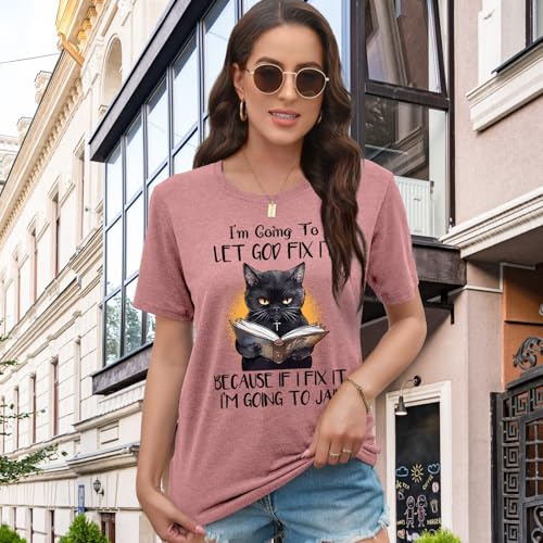 EUOW Tshirts for Womens Graphic Summer Tees Short Sleeve Loose Fit Trendy Tops4