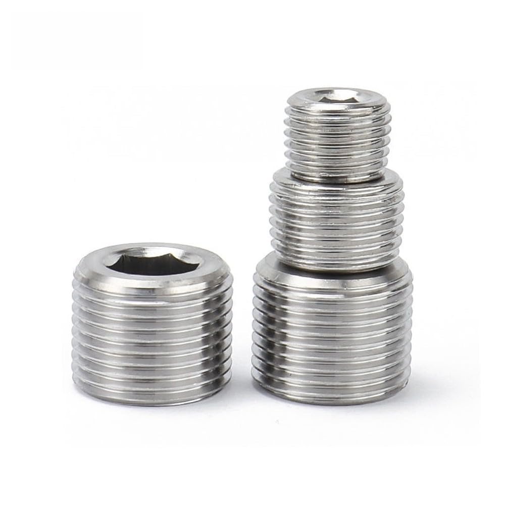 Tapón hexagonal interior de acero inoxidable 304 con rosca macho BSPT/BSPP/NPT, rosca BSPP, 3/4 de pulgada