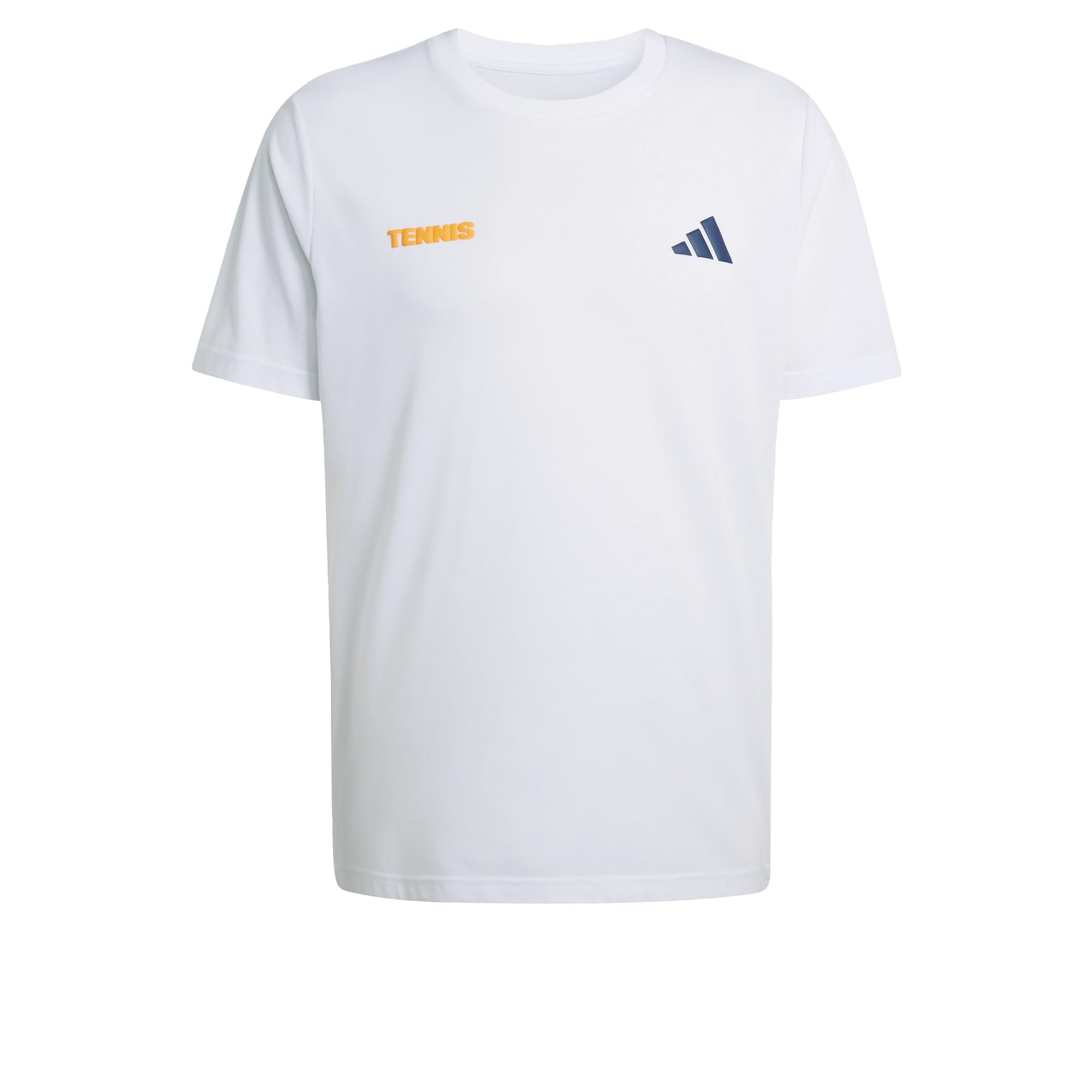 adidas Men's Tennis HOT Egg Graphic T-Shirt, White, XL