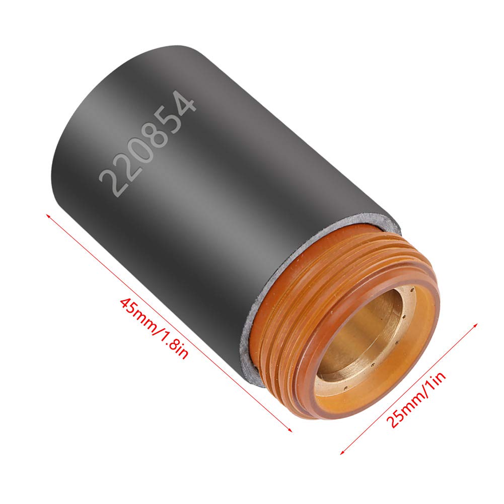 ANKROYU 220854 Plasma Retaining Cap, Copper Plasma Cutting Retaining Cap, Plasma Torch Retaining Cap for Plasma Cutting Torch Consumables