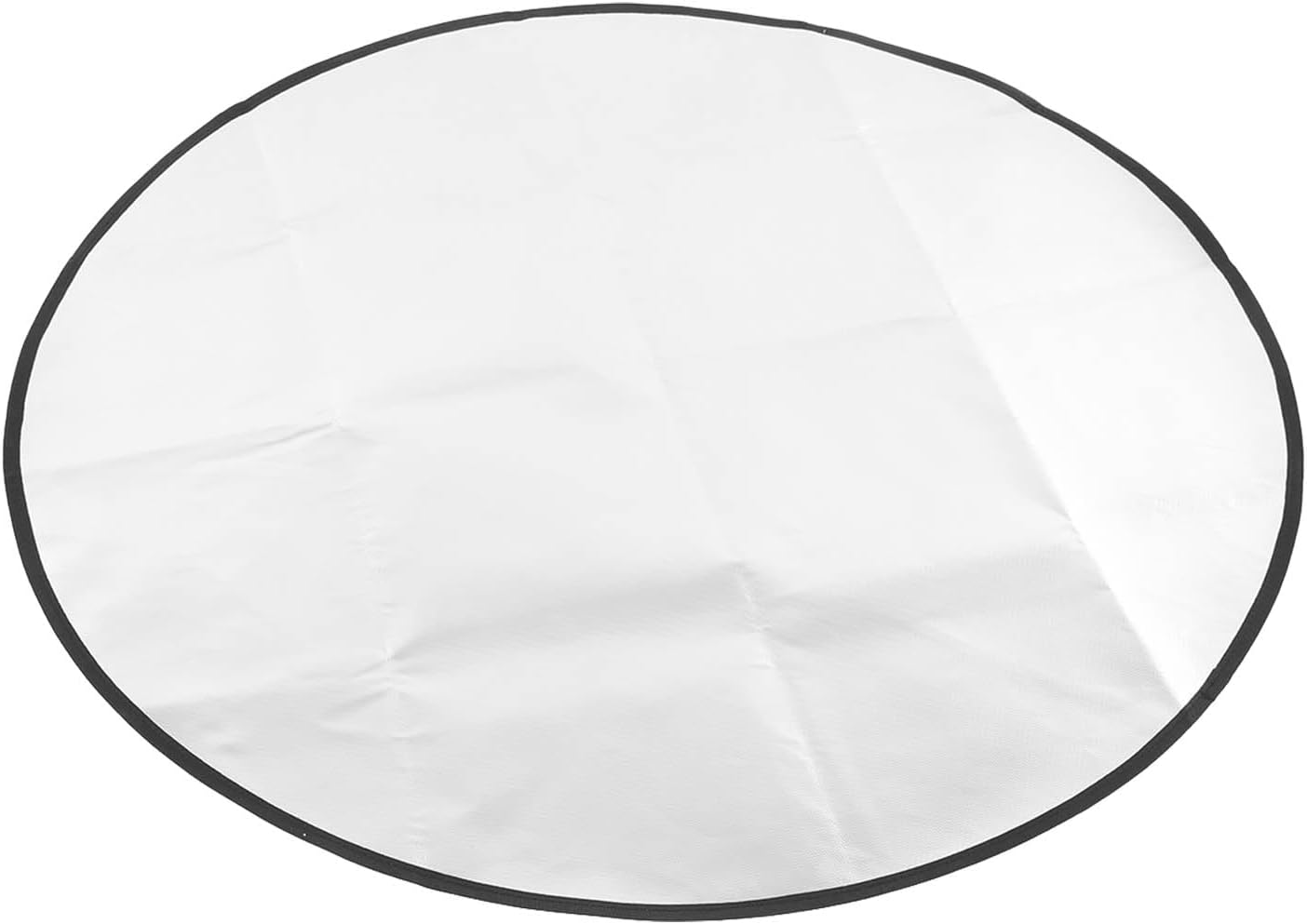 36 Inch Fireproof Mat, Silicone Coating Round Fireproof, Round Fire Pit Mat, Gray Fireplace Pad, Round Under Grill Mat for Fire Pit, Kettle Charcoal Barbecue Grill