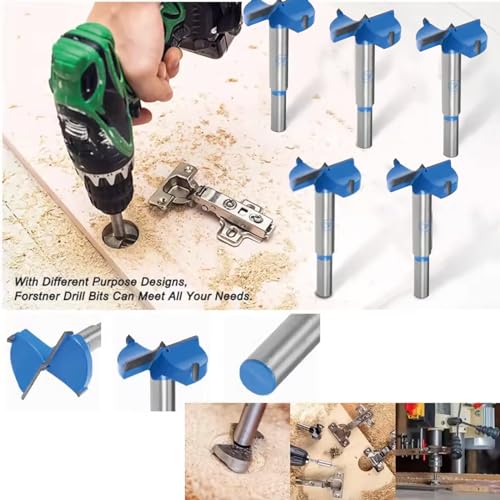 38mm Forstner Bit, Round Shank Woodworking Hole Saw - Image 3