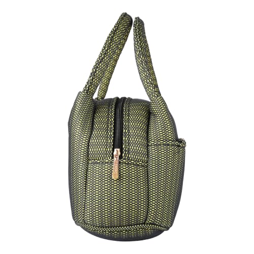 Image of ENSAC Fabric Lunch Bag for Women | Trendy Shoulder Lunch Handbag | Lightweight, Spacious & Stylish Tiffin Bag for Office, Shopping & Travel Use