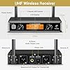 TONOR UHF Wireless Microphones System with Headset/Lavalier Lapel Mics, Bodypack Transmitters, Rechargeable Receiver, 2*5 Channels, 60M Range, for Live Singing Karaoke Church Party DJ PA Speaker TW822 #2