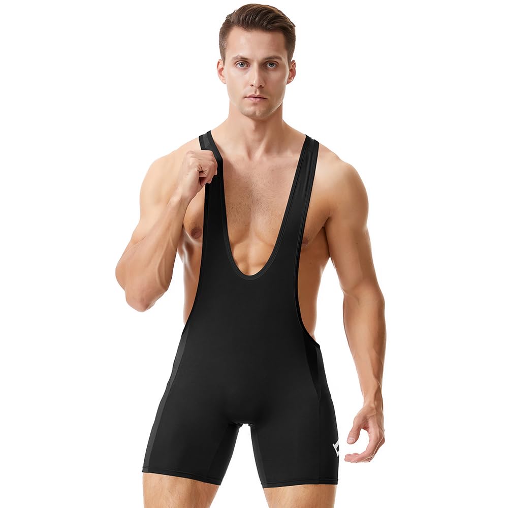 Débardeur de lutte pour homme, débardeur d'haltérophilie, débardeur standard pour homme, body actif sans manches, justaucorps de lutte