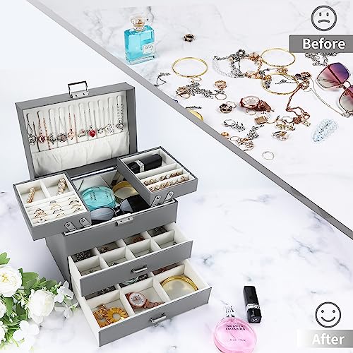 Dajasan Jewelry Holder Organizer Box, Jewelry Boxes For Women Girls thumb #1
