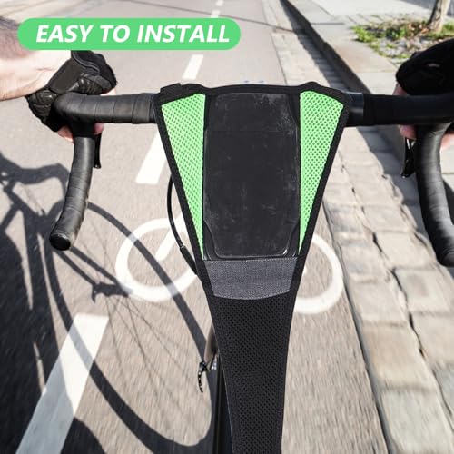 Protector de sudor para bicicleta de spinning Veemoon con funda para manillar impermeable 5