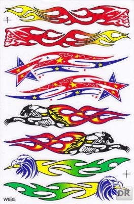 Autocollant Vintage Flammini Racing Italie Années 80 Pour Auto Moto Tuning