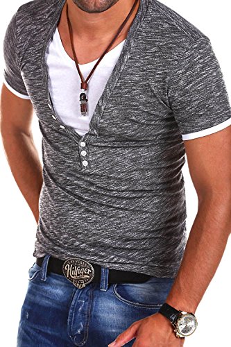 MT Styles 2in1 T-Shirt Polo Maglietta BS-541