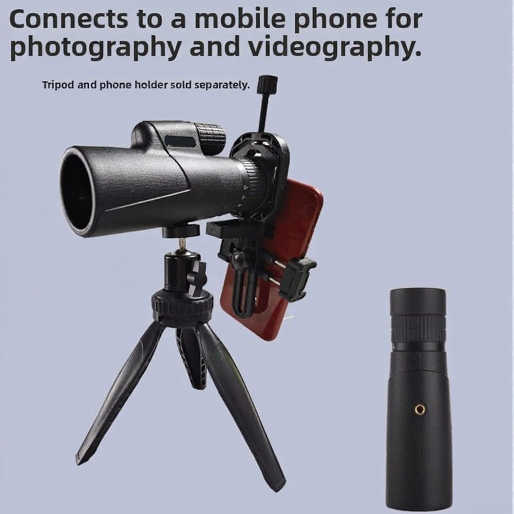 Telescopio monocular de alta definición de 6-18 x 42 pulgadas con lente BK7, alcance compacto y portátil para observación de aves, observación de estrellas y viajes