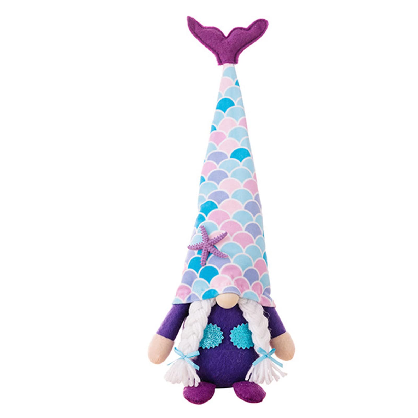 Buxuaaaa Ladies Fish Tail Dwarf Decorative For Home Bedroom Dormitory Holiday Party Decoration Gnomes