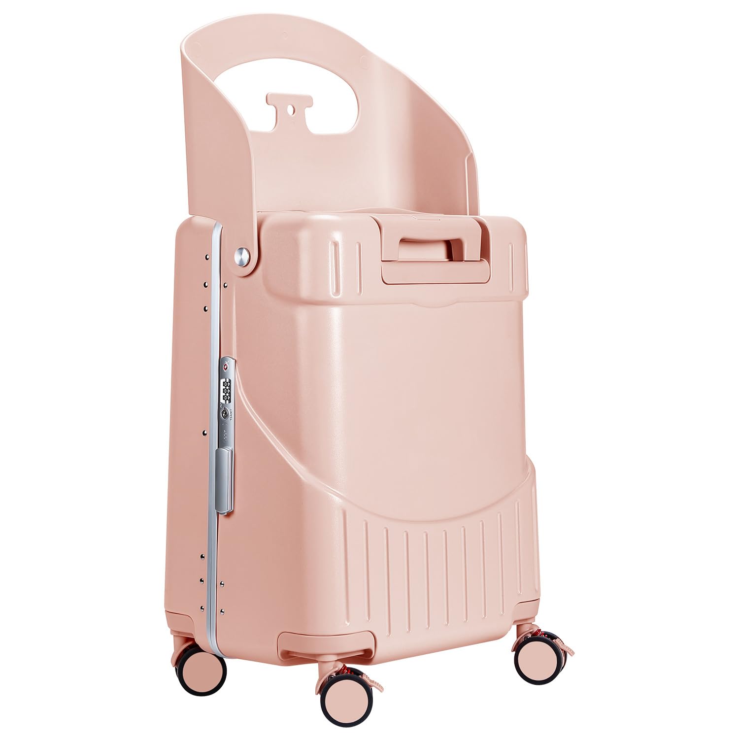 MRPLUM Ride On Bagagli con Sedile,pink