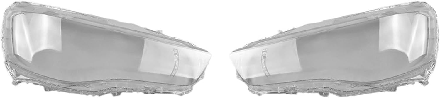 Car Front Lights Case Compatible For Mitsubishi for Outlander EX 2010 2011 2012 Accessories Headlight Cover Lens Glass Parts(2PCS Left and Right) (1PCS Left Side)