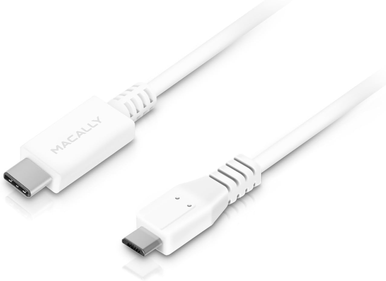MacAlly UC2UMB-W USB-C 2.0 to Micro USB Cable for MacBook - White