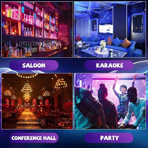 Begonia 12 Stück LED Untersetzer, 8 Lichtmodi Bunt LED Untersetzer, Leuchtende Untersetzers Sticker Stimmungslichter, 6CM Leuchtend-Untersetzer Lichter für Party Bar Hochzeiten Weihnachten